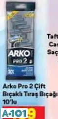 ARKO PRO 2 ÇİFT BIÇAKLI TIRAŞ BIÇAĞI 10'LU